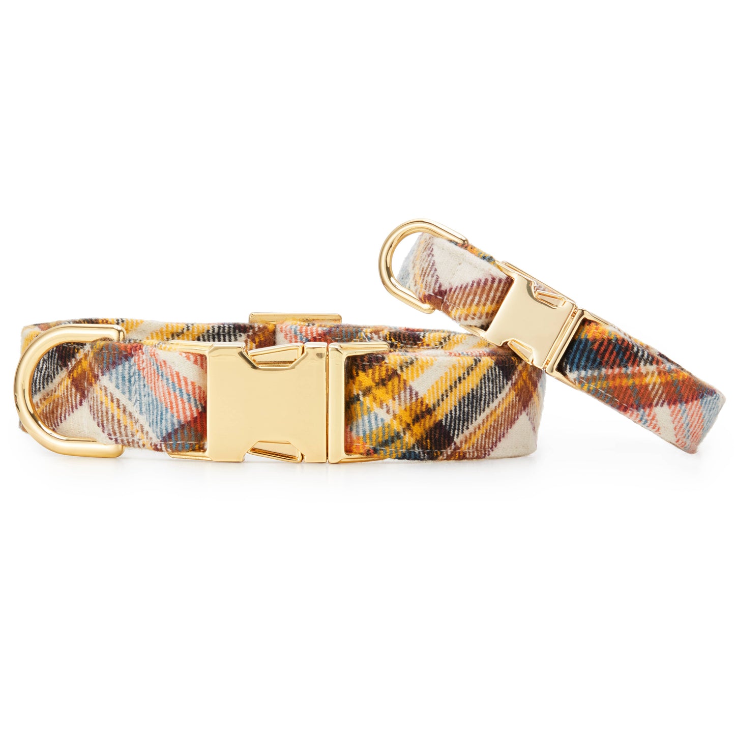 Cornucopia Flannel Fall Dog Collar