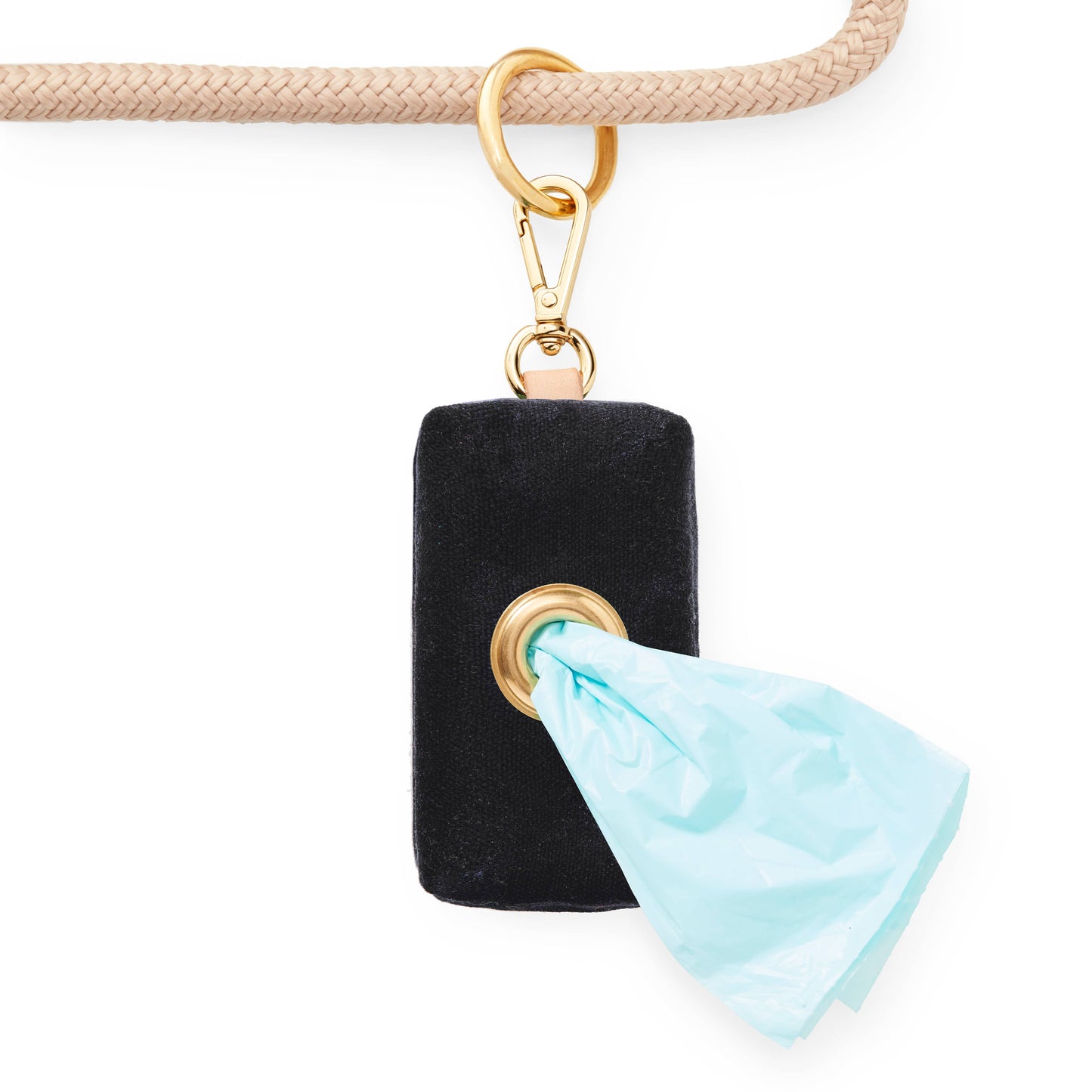 Onyx Waxed Canvas Poop Bag Dispenser