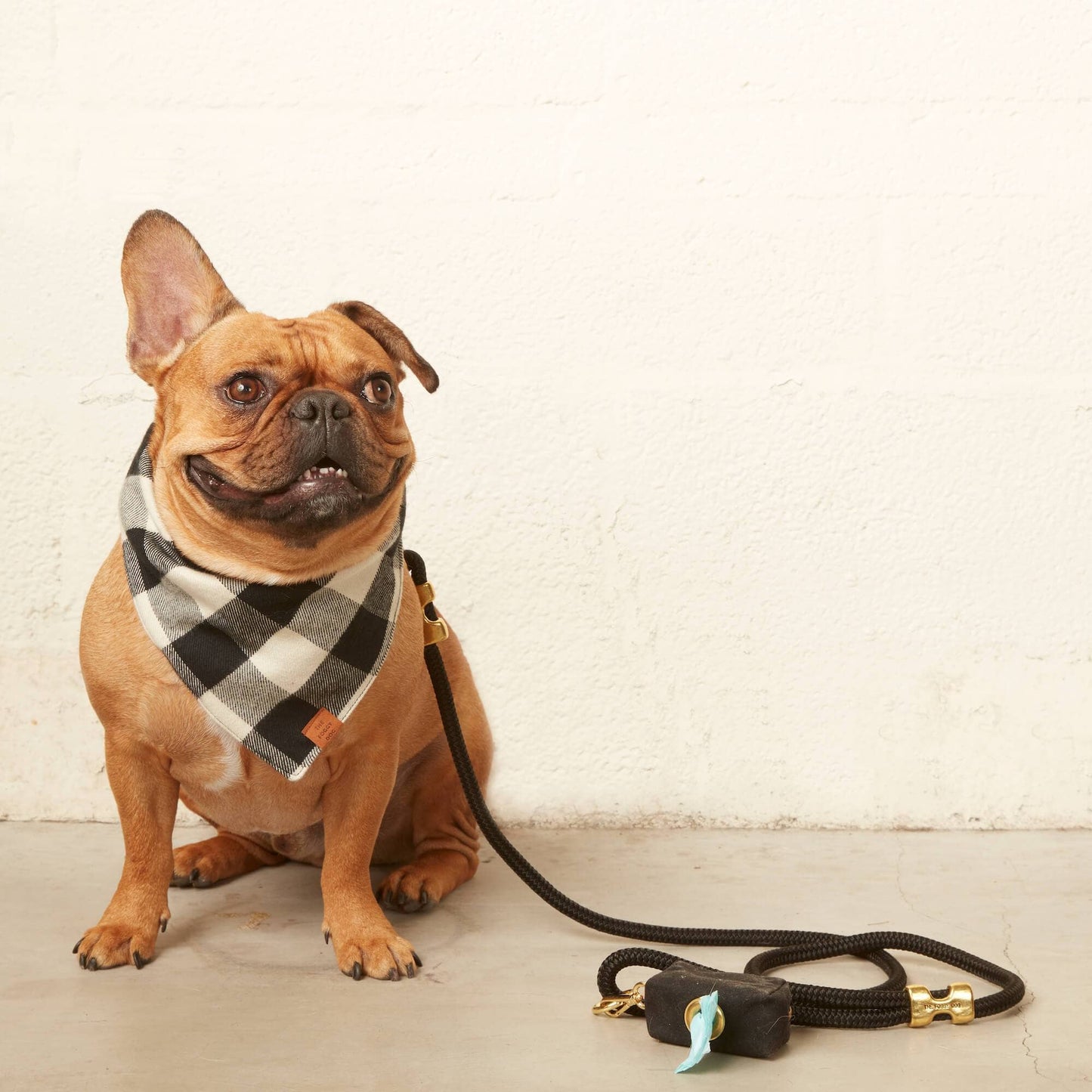 Onyx Waxed Canvas Poop Bag Dispenser