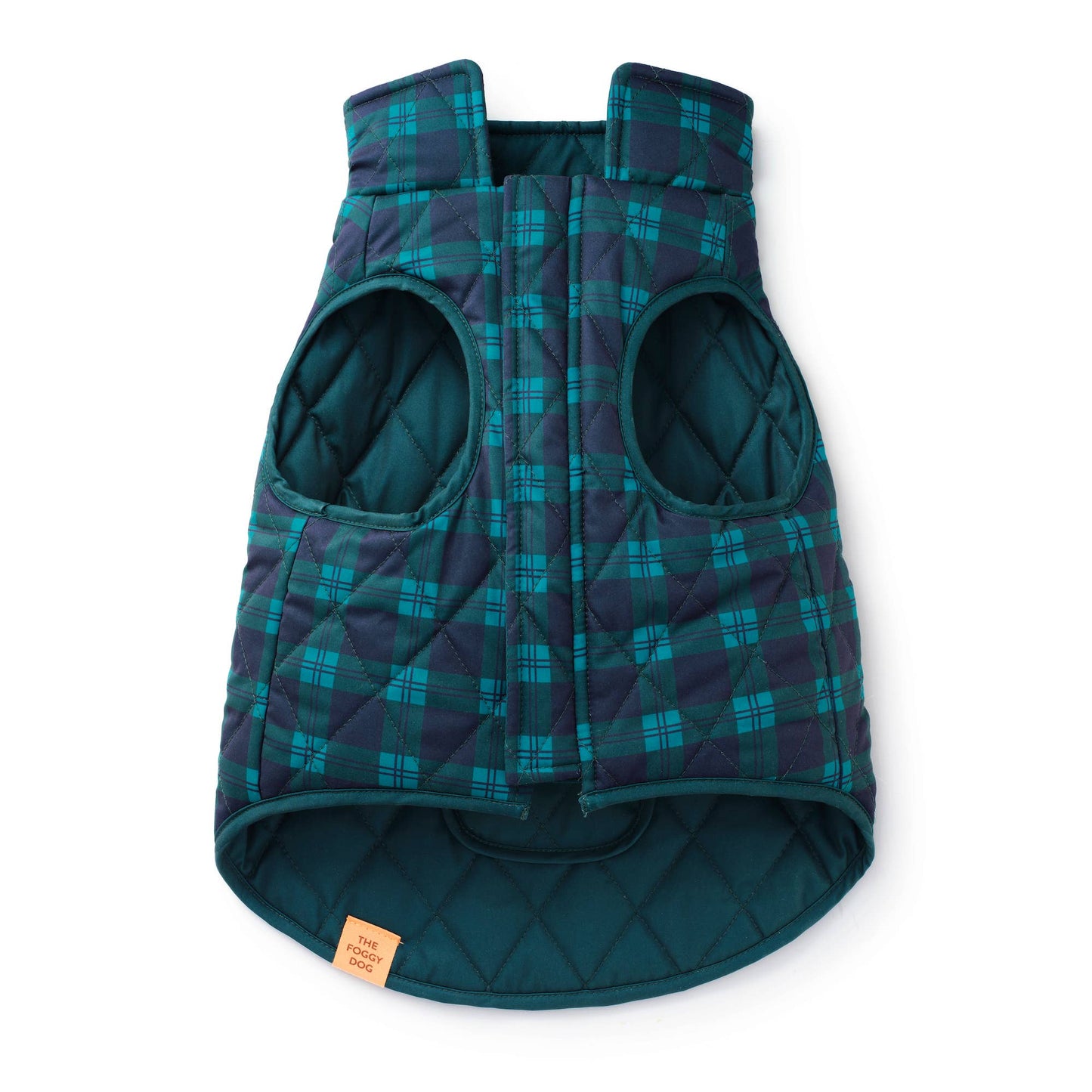 Black Watch Plaid Reversible Dog Jacket