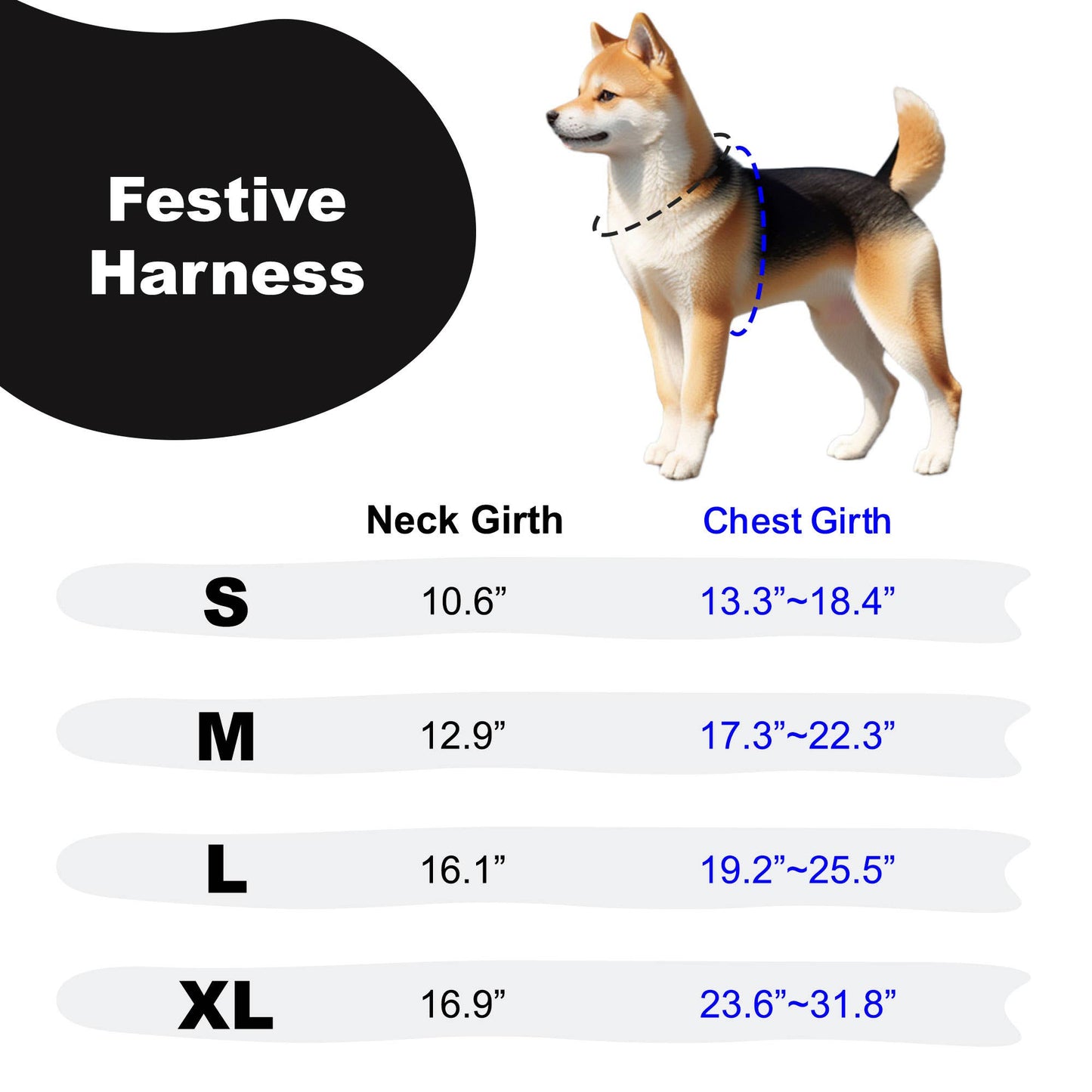 FESTIVE PLAID DOG HARNESS (OVER-THE-HEAD, ADJUSTABLE, FLEECE)