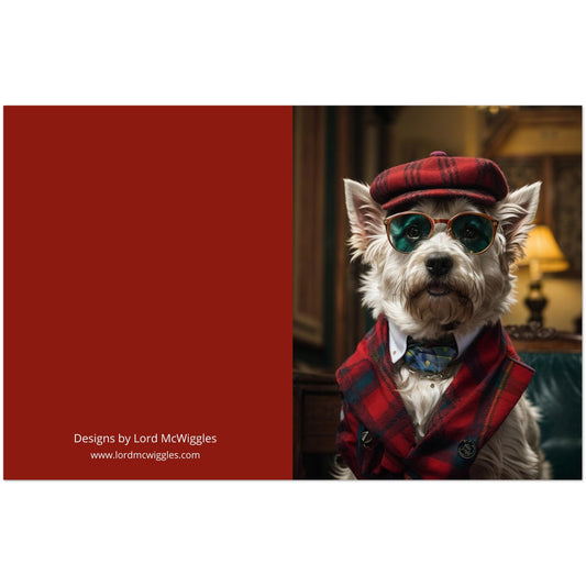 Cool Dude McWiggles - Pack of 10 Greeting Cards and Envelopes
