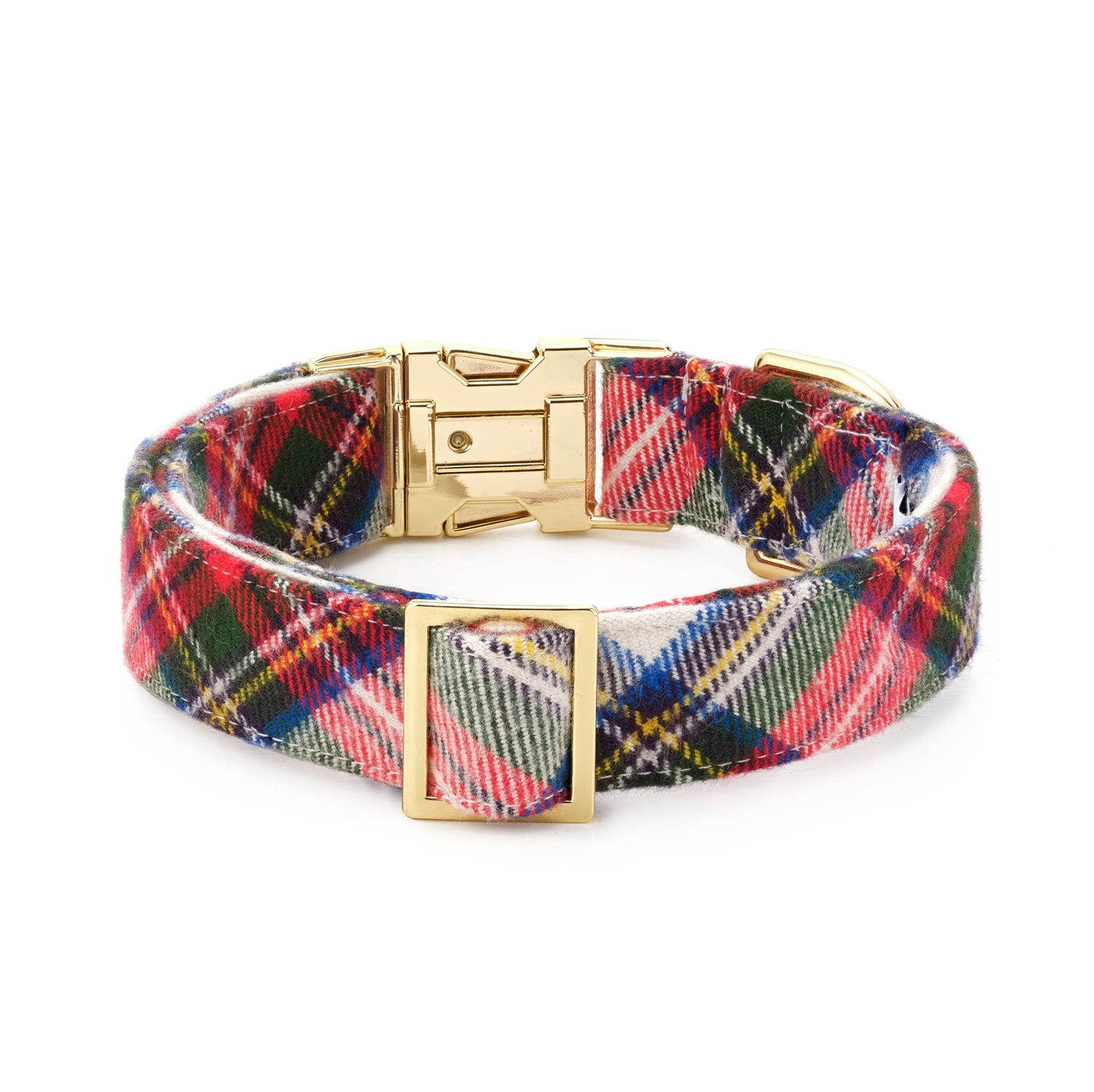 Regent Plaid Flannel Holiday Dog Collar