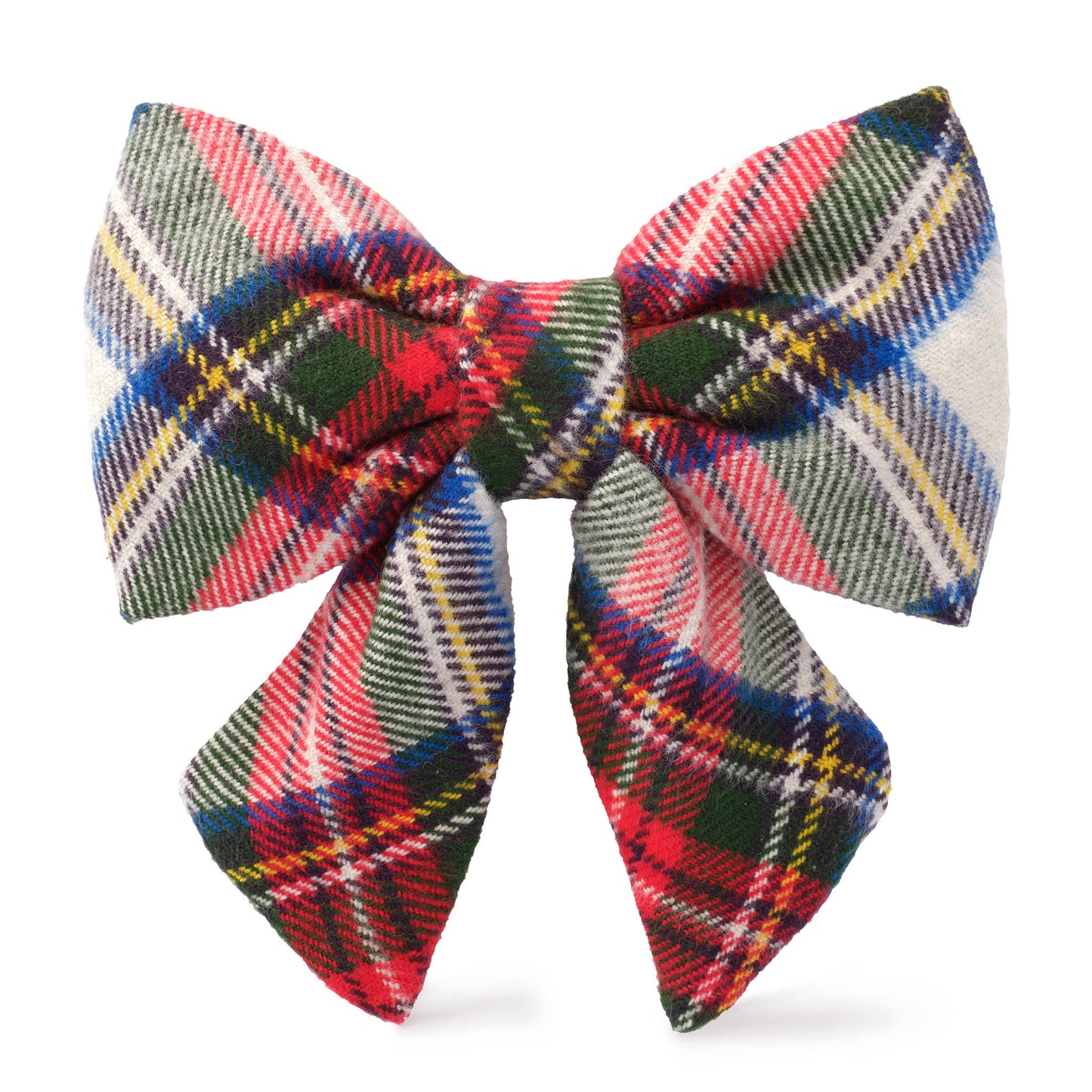 Regent Plaid Flannel Holiday Lady Dog Bow