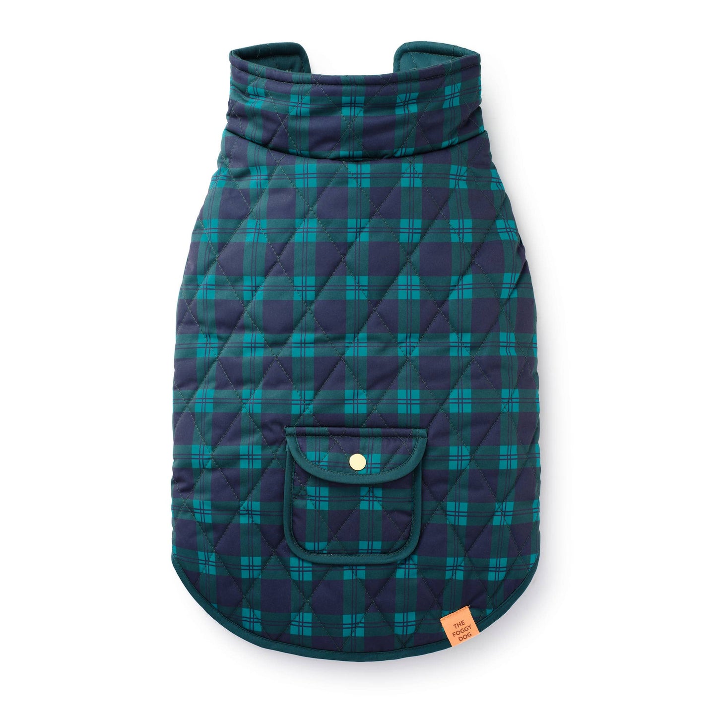 Black Watch Plaid Reversible Dog Jacket