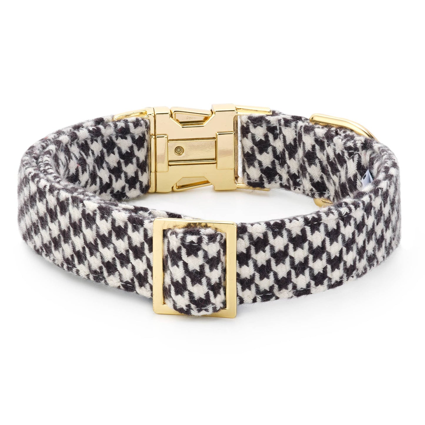 Houndstooth Flannel Fall Dog Collar