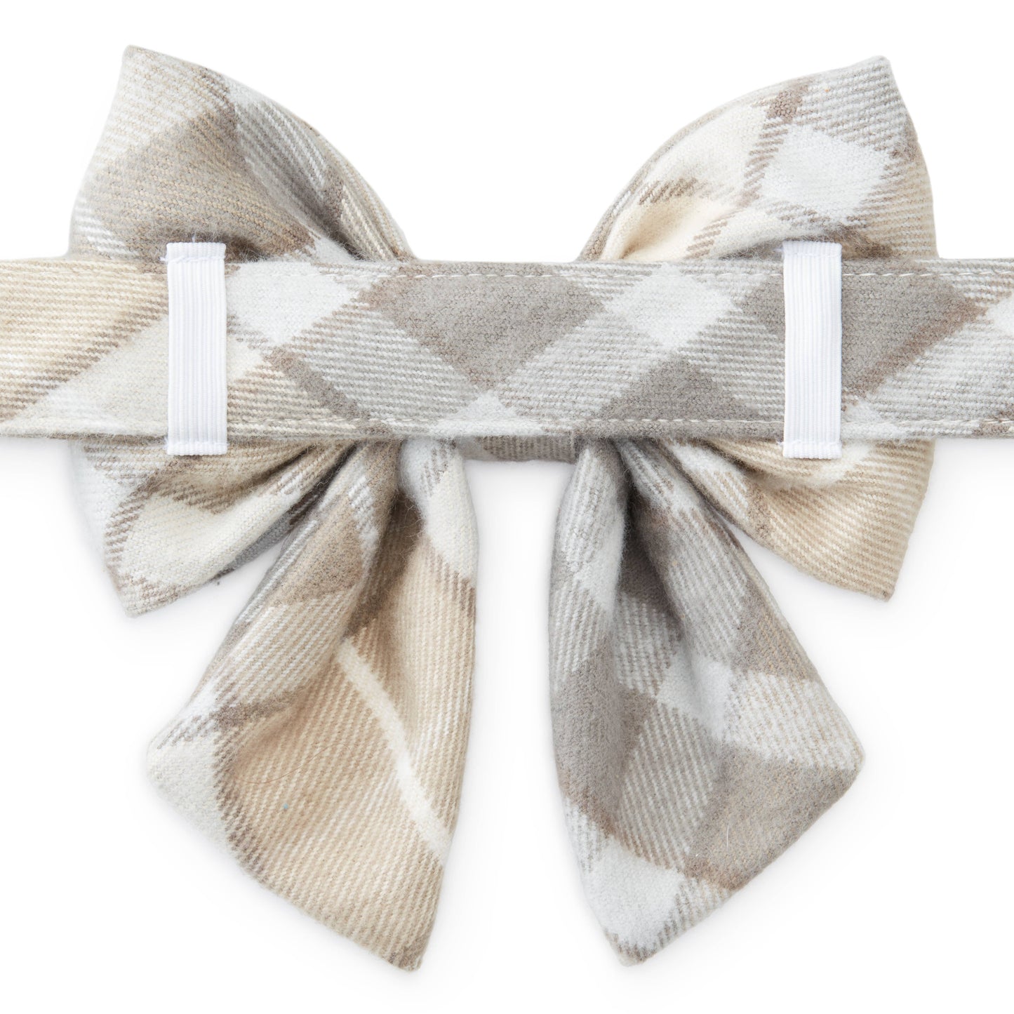 Andover Plaid Flannel Lady Dog Bow