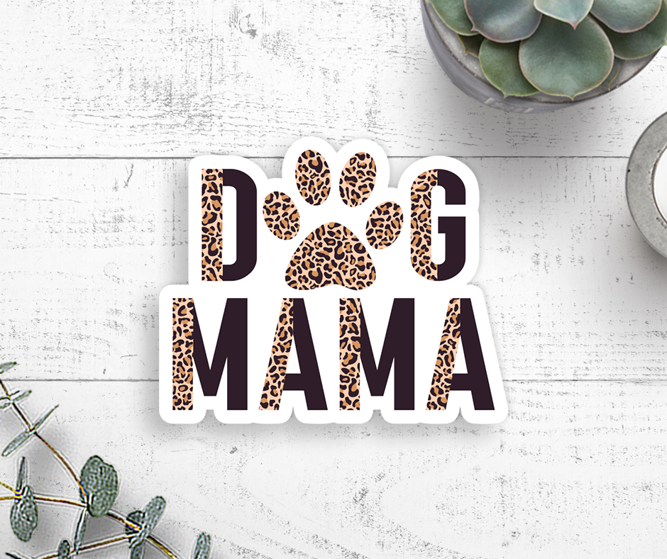 Vinyl Sticker - Dog Mama