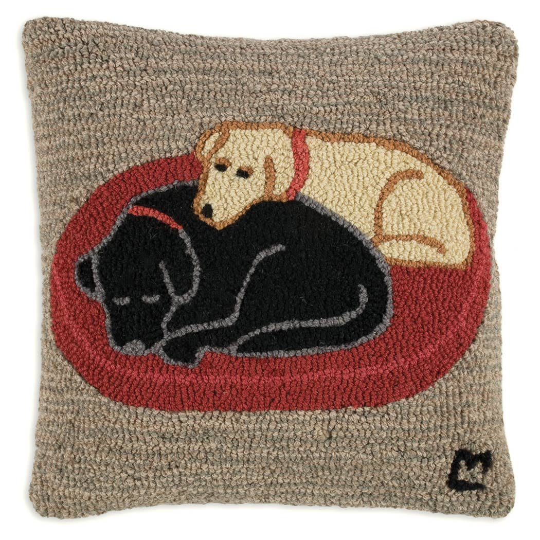 Pillow - Jack and Jill on Dog Bed