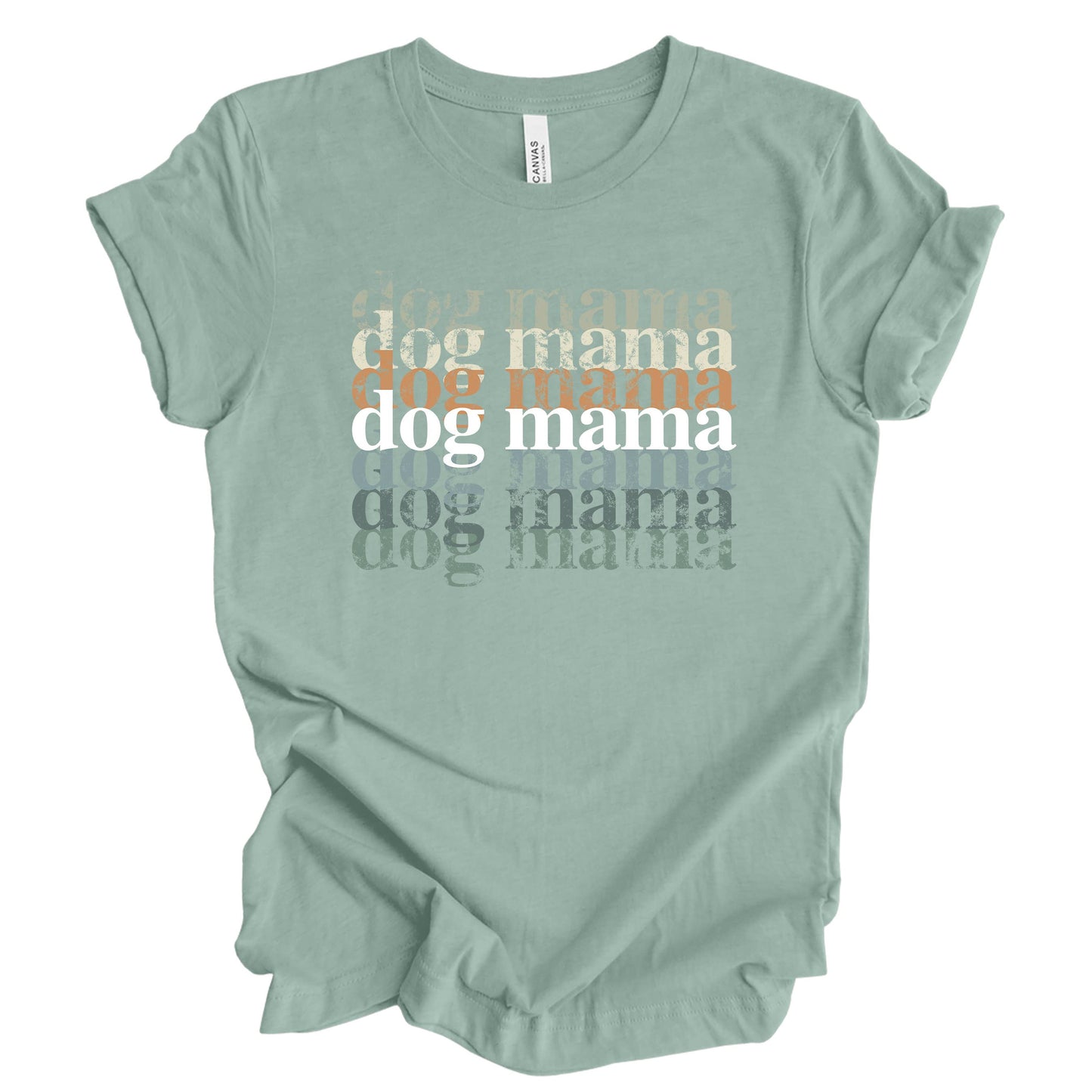 Dog Mama Dusty Blue Tee