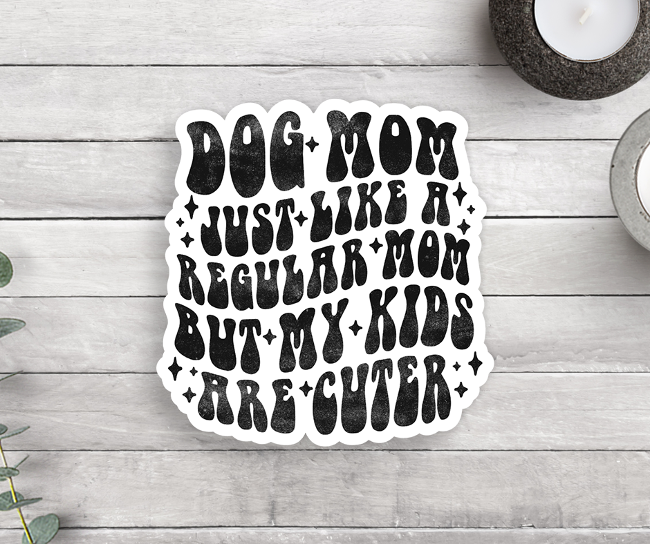 Vinyl Sticker - Dog Mom